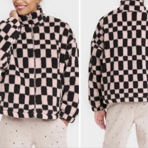 A New Day Checkered Fleece Jacket